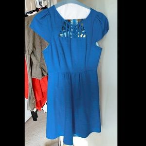 Blue Tailored Dress